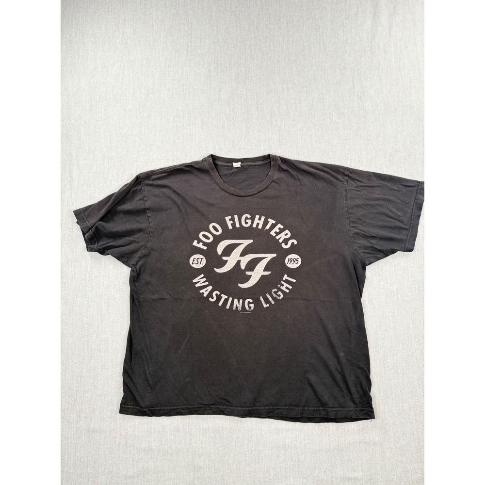 Foo Fighters Wasting Light 2011 Tour T-Shirt Mens XL Black Tultex Band Tee